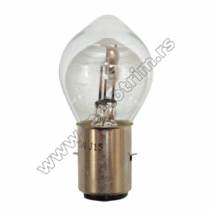 Sijalica fara TOMOS 6V 15/15W 20mm - šire grlo